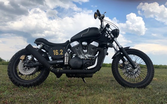 Umgebautes Motorrad Kawasaki VN 1500 Vulcan von BLACK BIKE CRAFTRÄDER - Bild 10 Umgebautes Motorrad Kawasaki VN 1500 Vulcan von BLACK BIKE CRAFTRÄDER - Bild 10