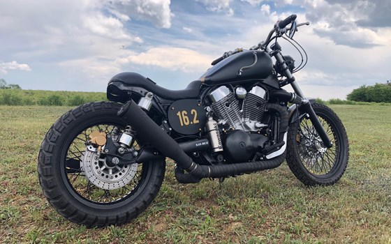 Umgebautes Motorrad Kawasaki VN 1500 Vulcan von BLACK BIKE CRAFTRÄDER - Bild 18 Umgebautes Motorrad Kawasaki VN 1500 Vulcan von BLACK BIKE CRAFTRÄDER - Bild 18