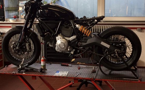 Umgebautes Motorrad Ducati Scrambler Icon von Claus Carstens Zweiradhandel - Bild 3 Umgebautes Motorrad Ducati Scrambler Icon von Claus Carstens Zweiradhandel - Bild 3