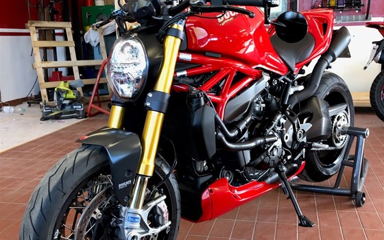 Umgebautes Motorrad Ducati Monster 1200 von Claus Carstens Zweiradhandel - Bild 2 Umgebautes Motorrad Ducati Monster 1200 von Claus Carstens Zweiradhandel - Bild 2