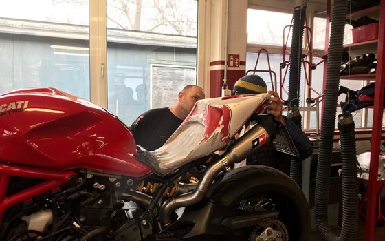 Umgebautes Motorrad Ducati Monster 1200 von Claus Carstens Zweiradhandel - Bild 18 Umgebautes Motorrad Ducati Monster 1200 von Claus Carstens Zweiradhandel - Bild 18