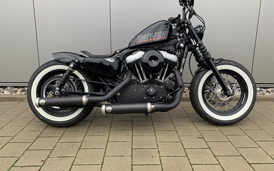 Umgebautes Motorrad Harley-Davidson Sportster XL 1200X Forty-Eight von BLACK BIKE CRAFTRÄDER - Bild 2 Umgebautes Motorrad Harley-Davidson Sportster XL 1200X Forty-Eight von BLACK BIKE CRAFTRÄDER - Bild 2