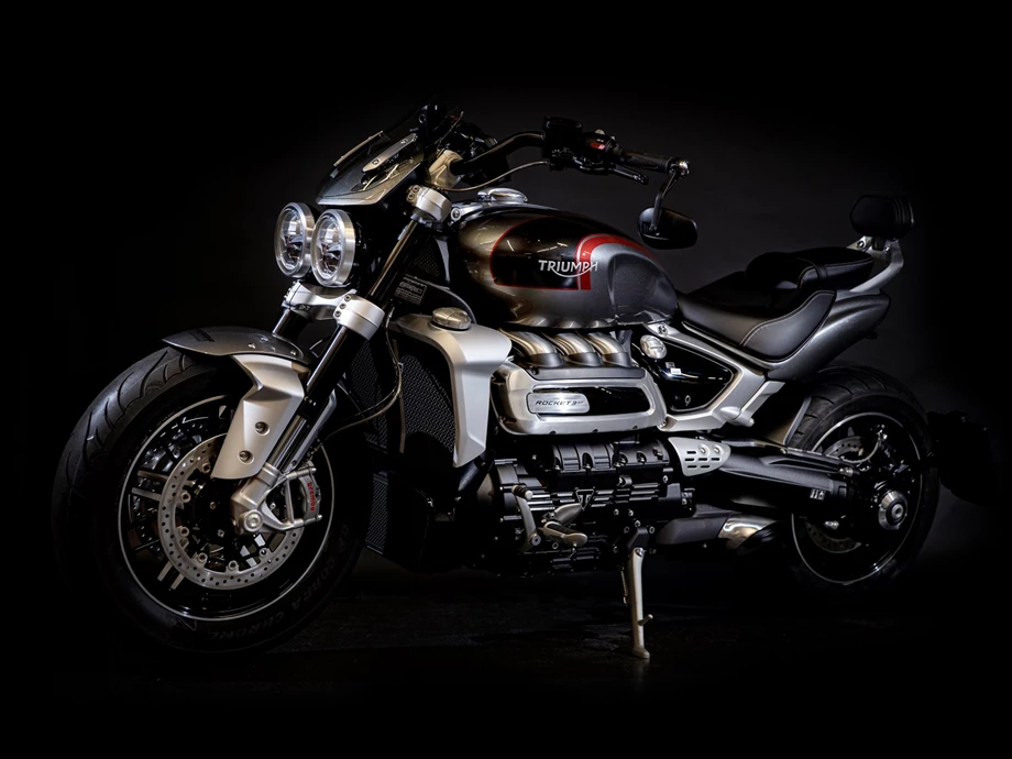 Umbgebautes Motorrad Triumph Rocket 3 GT Bild 2: Umbgebautes Motorrad Triumph Rocket 3 GT
