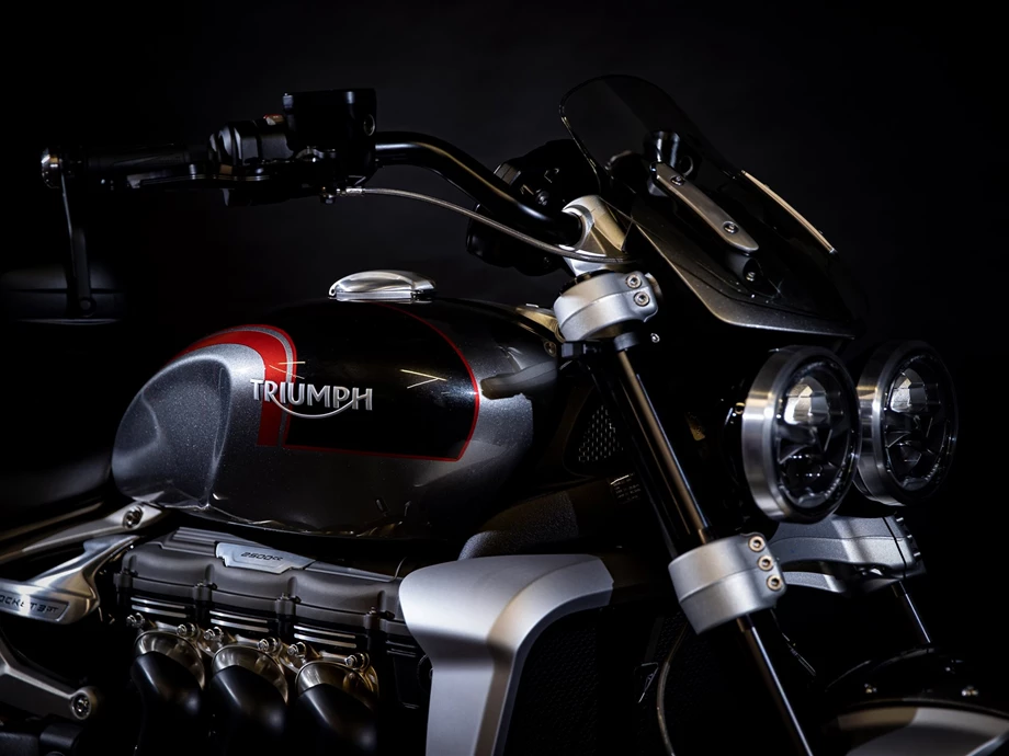 Umbgebautes Motorrad Triumph Rocket 3 GT Bild 22: Umbgebautes Motorrad Triumph Rocket 3 GT