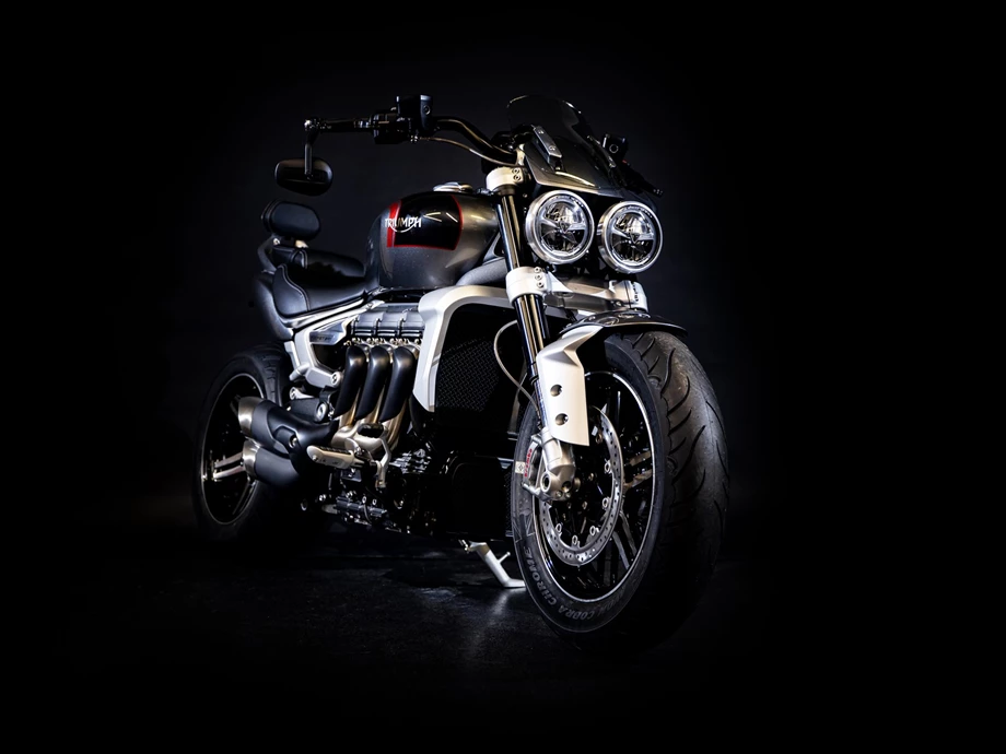 Umbgebautes Motorrad Triumph Rocket 3 GT Bild 7: Umbgebautes Motorrad Triumph Rocket 3 GT