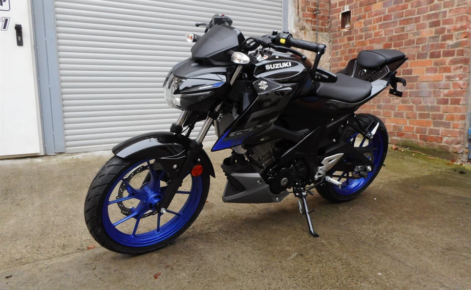 Umbgebautes Motorrad Suzuki GSX-S125 Bild 1: Umbgebautes Motorrad Suzuki GSX-S125