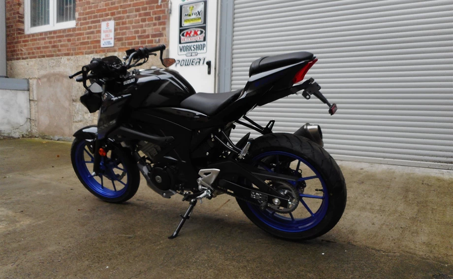 Umbgebautes Motorrad Suzuki GSX-S125 Bild 5: Umbgebautes Motorrad Suzuki GSX-S125