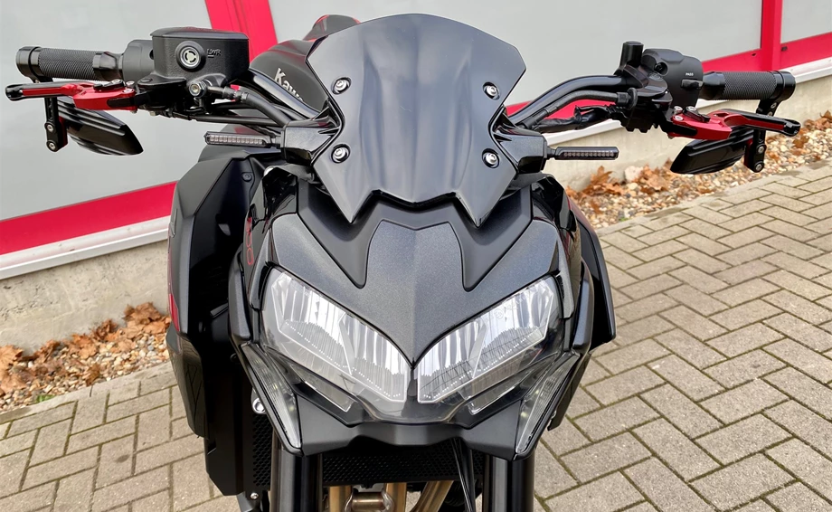 Umbgebautes Motorrad Kawasaki Z900 Bild 6: Umbgebautes Motorrad Kawasaki Z900