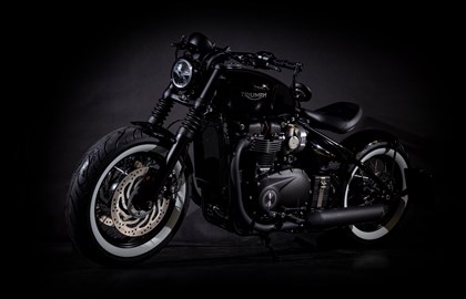 Triumph Bonneville Bobber Black Custom Bike