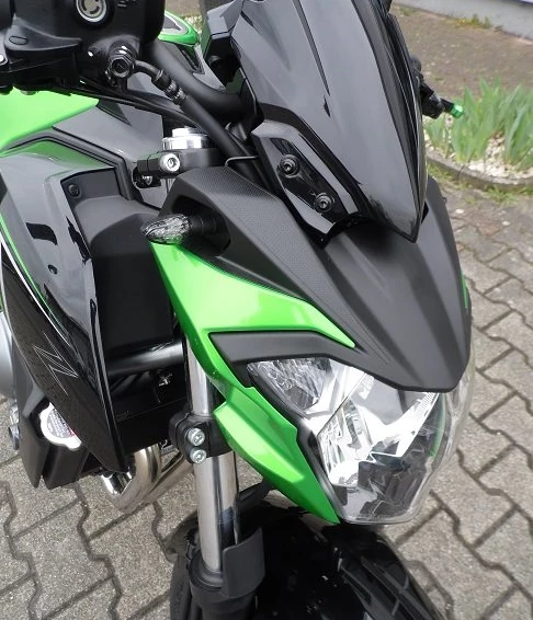 Umbgebautes Motorrad Kawasaki Z650 Bild 2: Umbgebautes Motorrad Kawasaki Z650