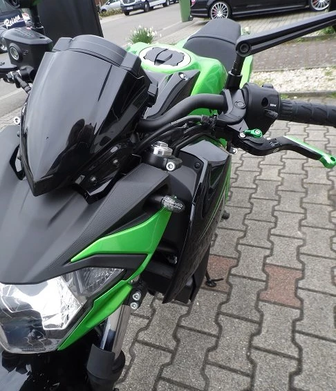 Umbgebautes Motorrad Kawasaki Z650 Bild 4: Umbgebautes Motorrad Kawasaki Z650