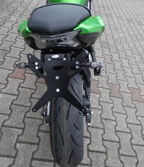 Umbgebautes Motorrad Kawasaki Z650 Bild 5: Umbgebautes Motorrad Kawasaki Z650