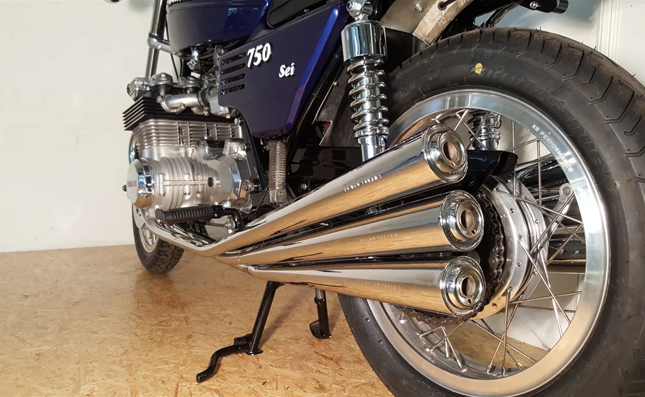 Umbgebautes Motorrad Benelli 750 Sei Bild 5: Umbgebautes Motorrad Benelli 750 Sei