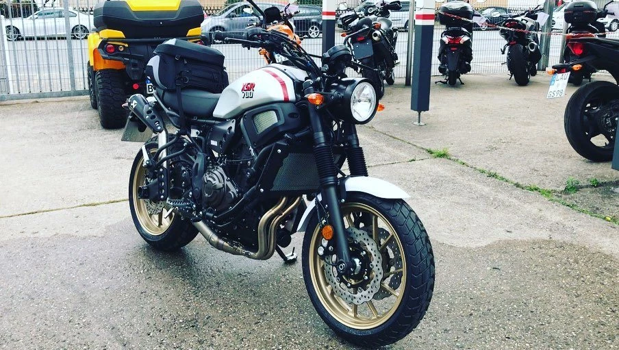 Umbgebautes Motorrad Yamaha XSR700 XTribute Bild 1: Umbgebautes Motorrad Yamaha XSR700 XTribute