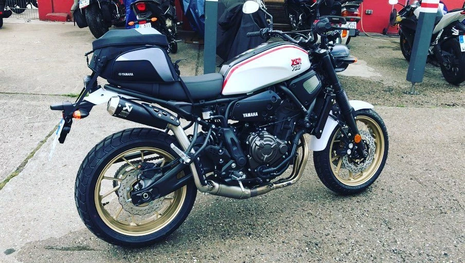 Umbgebautes Motorrad Yamaha XSR700 XTribute Bild 3: Umbgebautes Motorrad Yamaha XSR700 XTribute