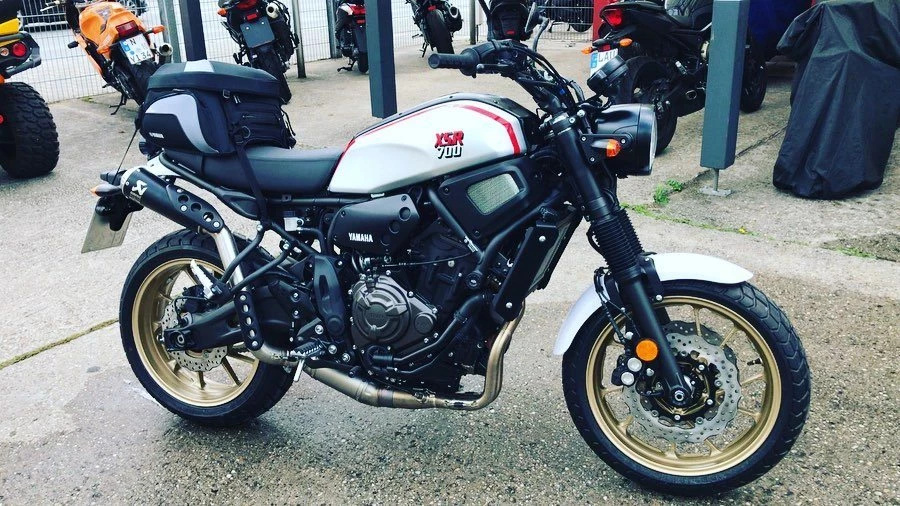 Umbgebautes Motorrad Yamaha XSR700 XTribute Bild 2: Umbgebautes Motorrad Yamaha XSR700 XTribute