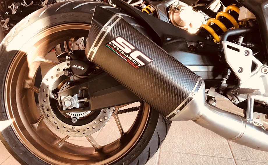 Umbgebautes Motorrad Honda CB650R Bild 4: Umbgebautes Motorrad Honda CB650R