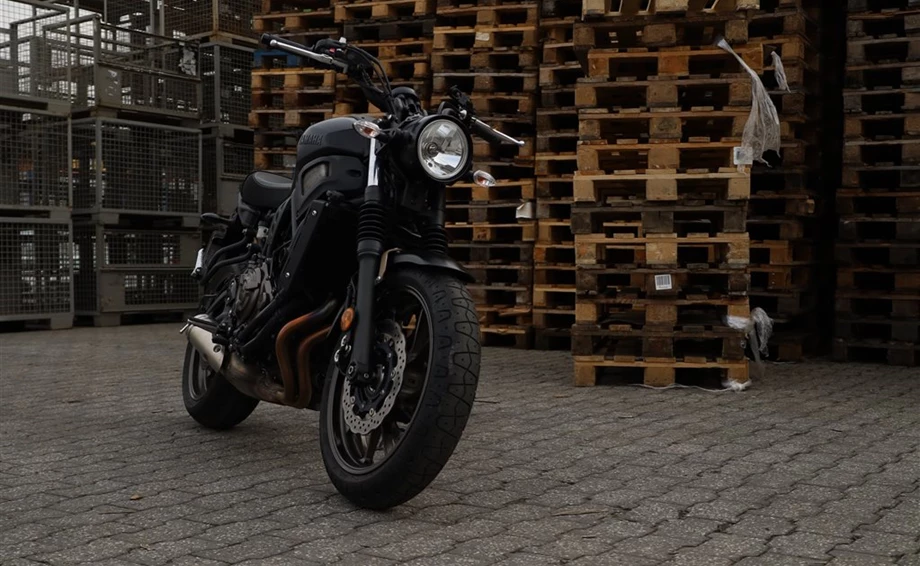 Umbgebautes Motorrad Yamaha XSR700 Bild 1: Umbgebautes Motorrad Yamaha XSR700