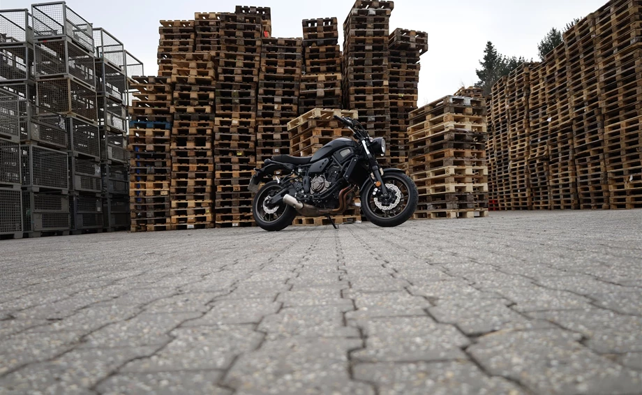 Umbgebautes Motorrad Yamaha XSR700 Bild 5: Umbgebautes Motorrad Yamaha XSR700