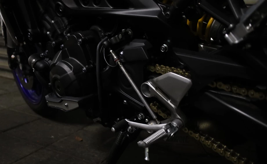 Umbgebautes Motorrad Yamaha MT-09 SP Bild 2: Umbgebautes Motorrad Yamaha MT-09 SP