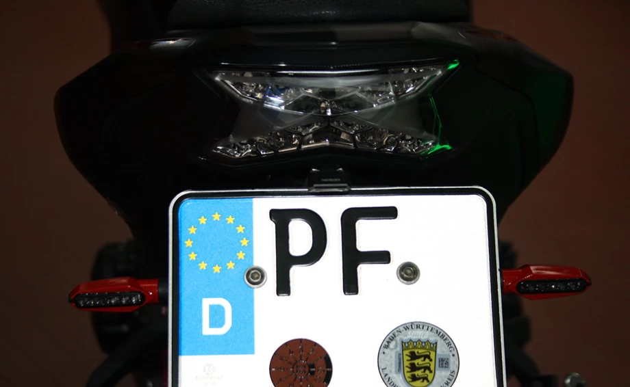 Umbgebautes Motorrad Kawasaki Z900 Bild 6: Umbgebautes Motorrad Kawasaki Z900