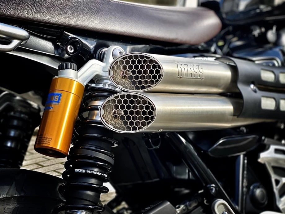 Umbgebautes Motorrad Triumph Scrambler 1200 XC Bild 7: Umbgebautes Motorrad Triumph Scrambler 1200 XC