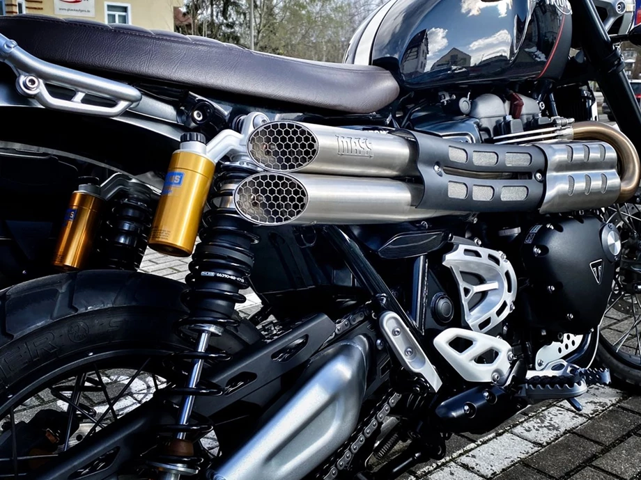 Umbgebautes Motorrad Triumph Scrambler 1200 XC Bild 5: Umbgebautes Motorrad Triumph Scrambler 1200 XC