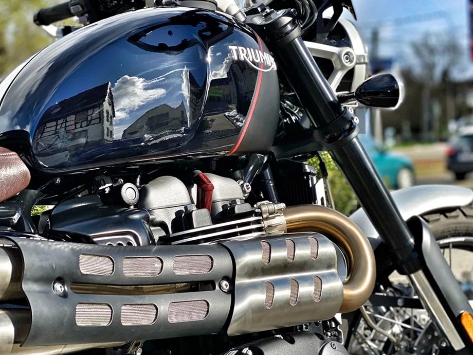 Umbgebautes Motorrad Triumph Scrambler 1200 XC Bild 4: Umbgebautes Motorrad Triumph Scrambler 1200 XC