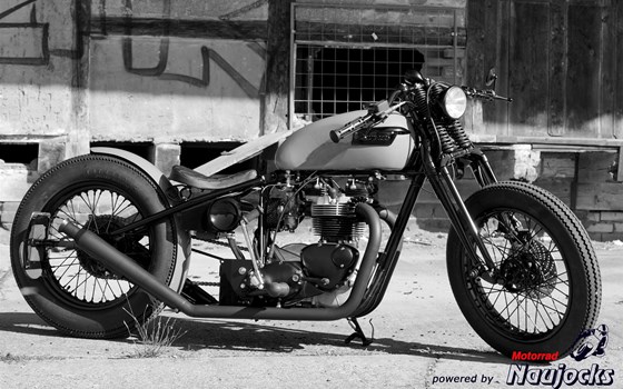 Umgebautes Motorrad Triumph TR6 von Motorrad Naujocks - Bild 1 Umgebautes Motorrad Triumph TR6 von Motorrad Naujocks - Bild 1