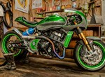 Umbgebautes Motorrad Kawasaki Vulcan S Special Edition