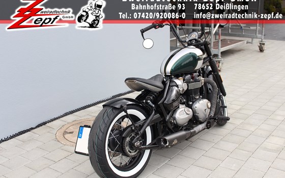 Umgebautes Motorrad Triumph Bonneville Bobber von Zweiradtechnik Zepf GmbH - Bild 4 Umgebautes Motorrad Triumph Bonneville Bobber von Zweiradtechnik Zepf GmbH - Bild 4