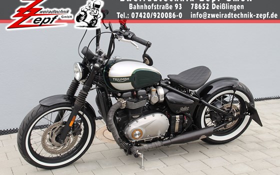 Umgebautes Motorrad Triumph Bonneville Bobber von Zweiradtechnik Zepf GmbH - Bild 3 Umgebautes Motorrad Triumph Bonneville Bobber von Zweiradtechnik Zepf GmbH - Bild 3