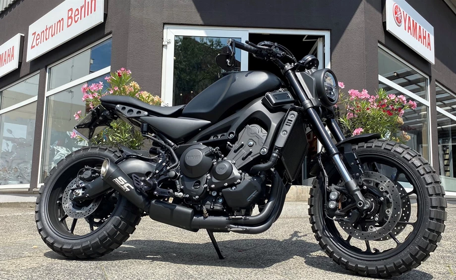 Umbgebautes Motorrad Yamaha XSR900 Bild 1: Umbgebautes Motorrad Yamaha XSR900