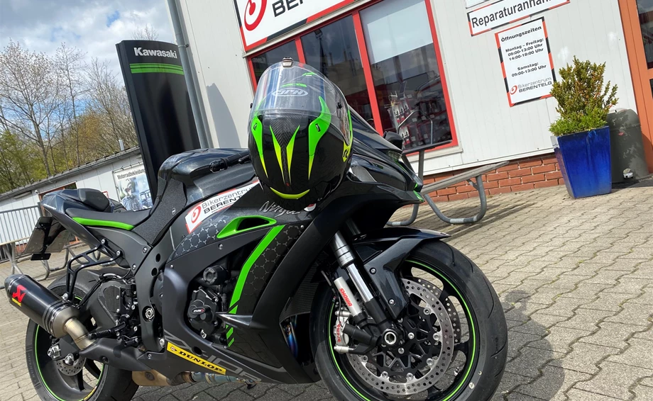 Umbgebautes Motorrad Kawasaki Ninja ZX-10R SE Bild 7: Umbgebautes Motorrad Kawasaki Ninja ZX-10R SE
