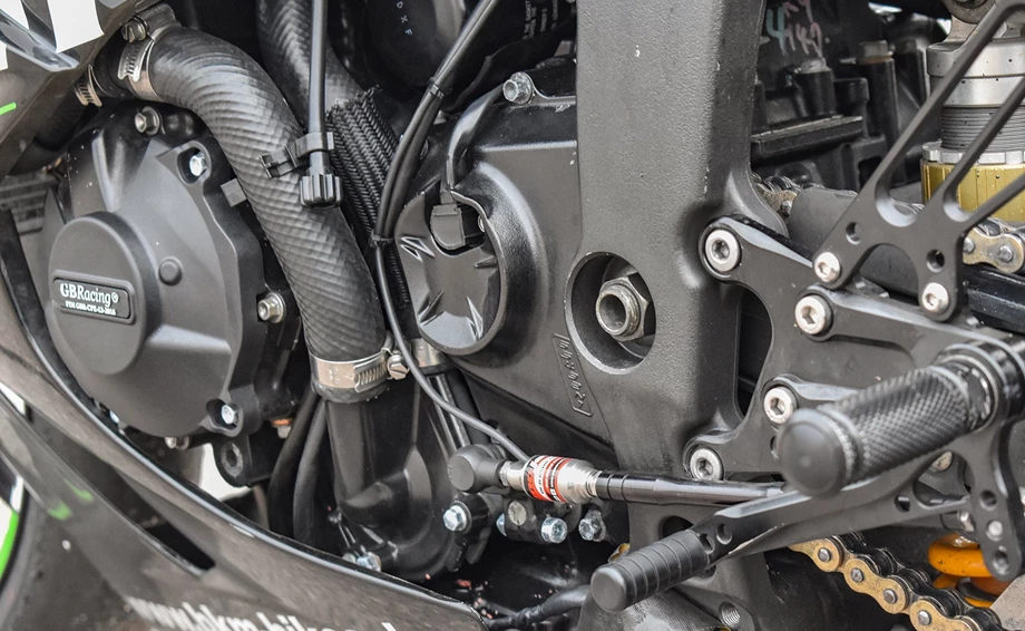 Umbgebautes Motorrad Kawasaki Ninja ZX-6RR Bild 13: Umbgebautes Motorrad Kawasaki Ninja ZX-6RR