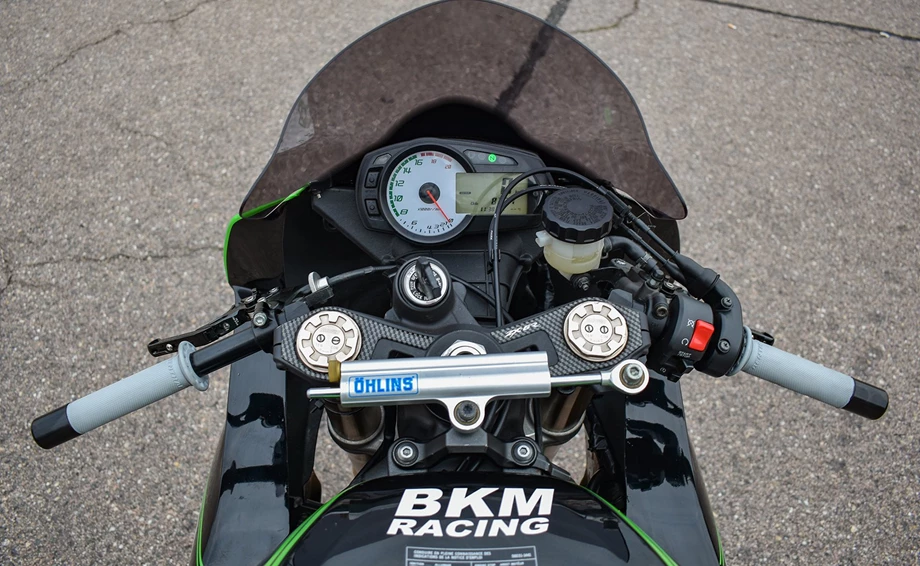 Umbgebautes Motorrad Kawasaki Ninja ZX-6RR Bild 10: Umbgebautes Motorrad Kawasaki Ninja ZX-6RR