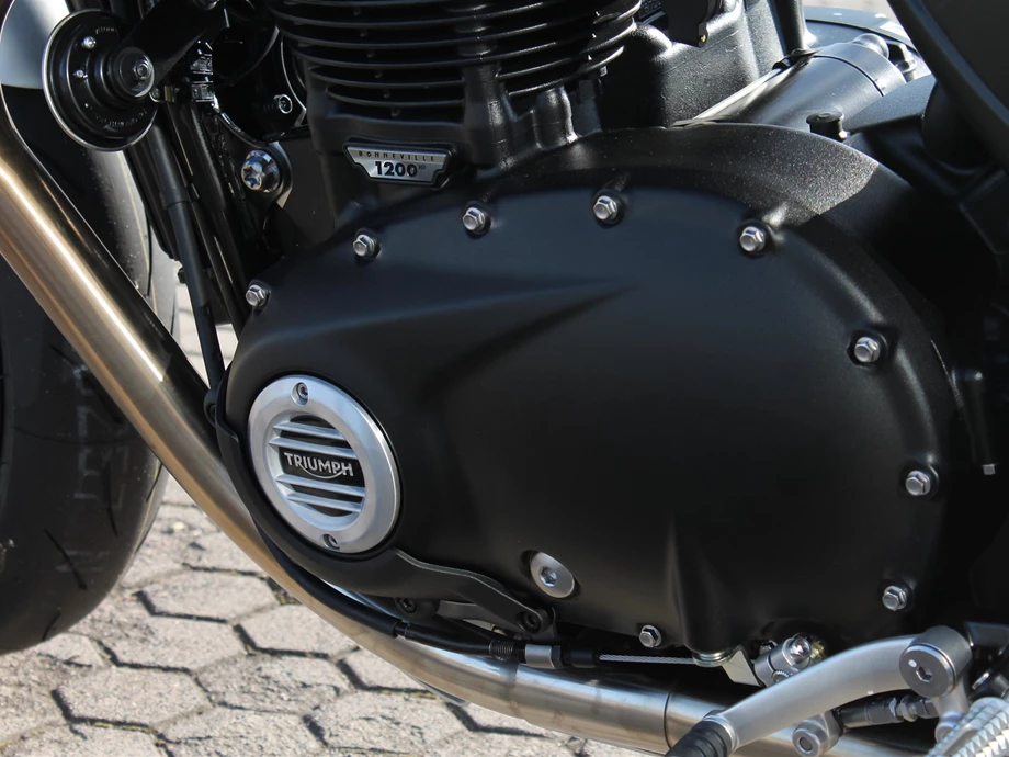 Umbgebautes Motorrad Triumph Speed Twin 1200 Bild 12: Umbgebautes Motorrad Triumph Speed Twin 1200