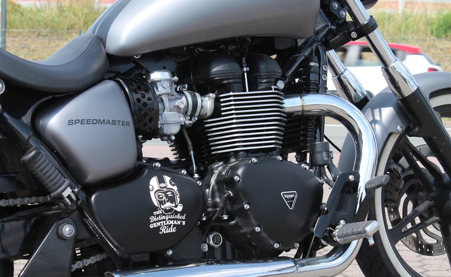 Umbgebautes Motorrad Triumph Speedmaster Bild 12: Umbgebautes Motorrad Triumph Speedmaster