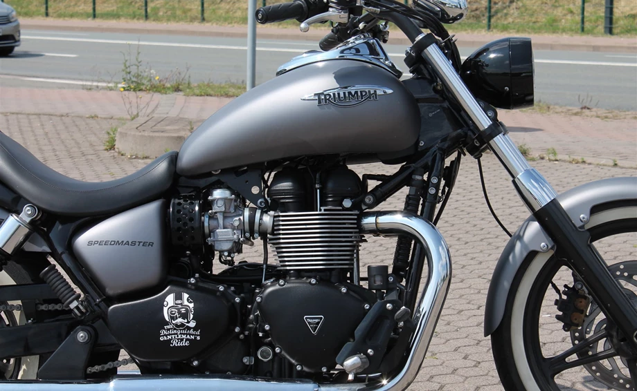 Umbgebautes Motorrad Triumph Speedmaster Bild 13: Umbgebautes Motorrad Triumph Speedmaster