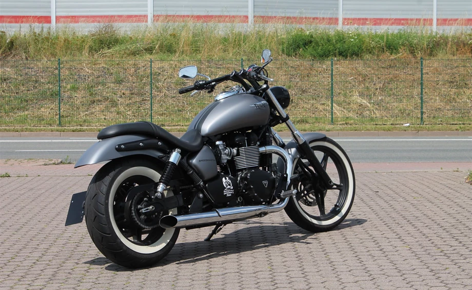 Umbgebautes Motorrad Triumph Speedmaster Bild 18: Umbgebautes Motorrad Triumph Speedmaster
