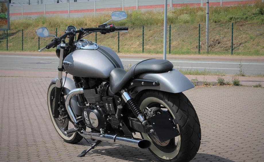 Umbgebautes Motorrad Triumph Speedmaster Bild 3: Umbgebautes Motorrad Triumph Speedmaster
