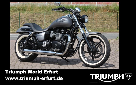 Umgebautes Motorrad Triumph Speedmaster von Stärker-Profil GmbH - Bild 1 Umgebautes Motorrad Triumph Speedmaster von Stärker-Profil GmbH - Bild 1