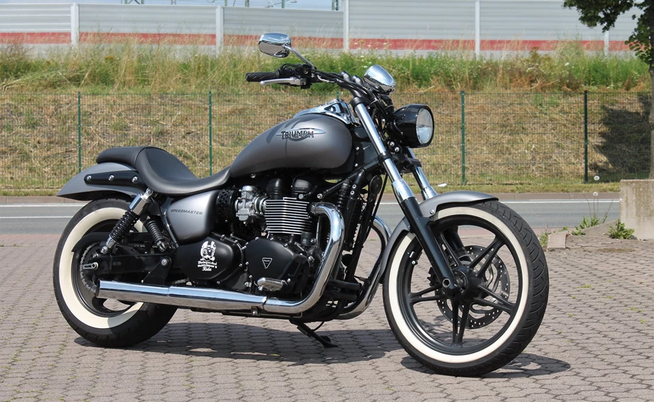 Umbgebautes Motorrad Triumph Speedmaster Bild 7: Umbgebautes Motorrad Triumph Speedmaster