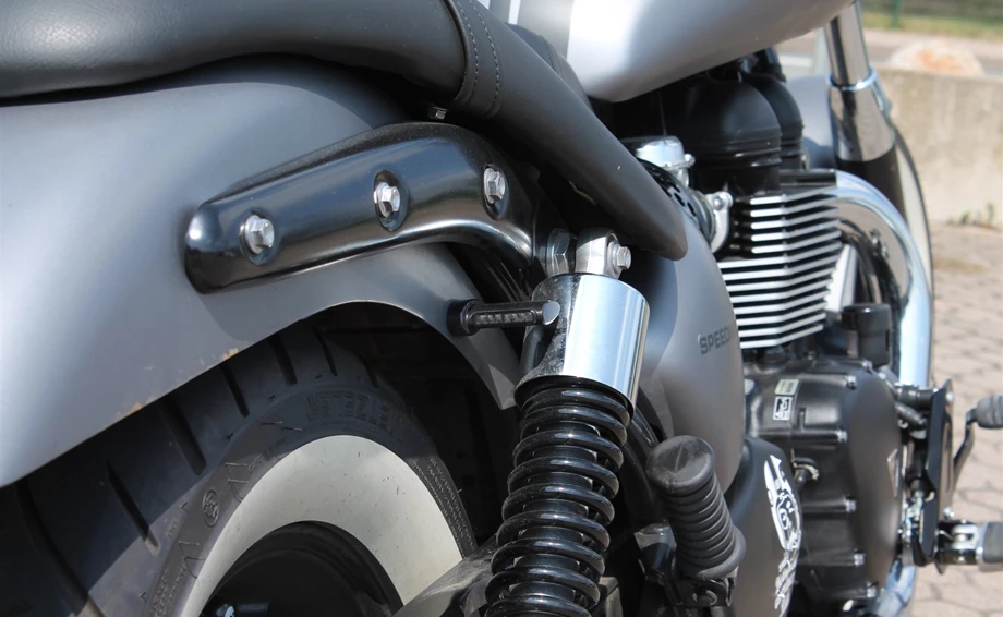 Umbgebautes Motorrad Triumph Speedmaster Bild 8: Umbgebautes Motorrad Triumph Speedmaster