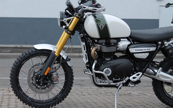 Umgebautes Motorrad Triumph Scrambler 1200 XE von Stärker-Profil GmbH - Bild 1 Umgebautes Motorrad Triumph Scrambler 1200 XE von Stärker-Profil GmbH - Bild 1