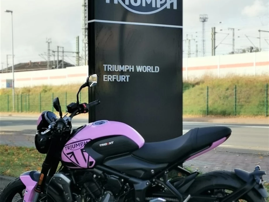 Umbgebautes Motorrad Triumph Trident 660 Bild 11: Umbgebautes Motorrad Triumph Trident 660