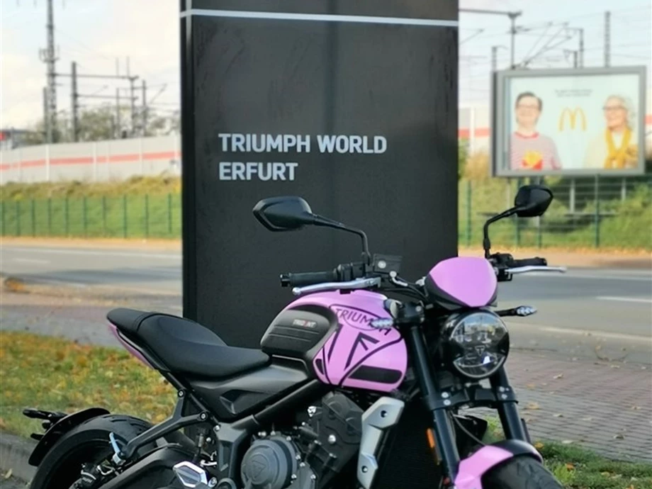 Umbgebautes Motorrad Triumph Trident 660 Bild 12: Umbgebautes Motorrad Triumph Trident 660
