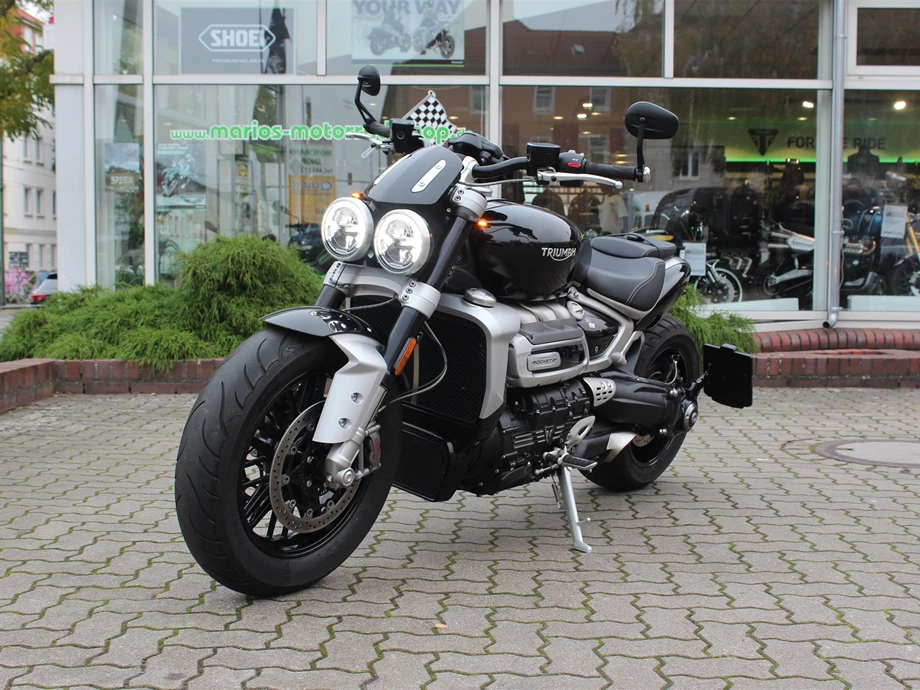 Umbgebautes Motorrad Triumph Rocket 3 R Bild 1: Umbgebautes Motorrad Triumph Rocket 3 R