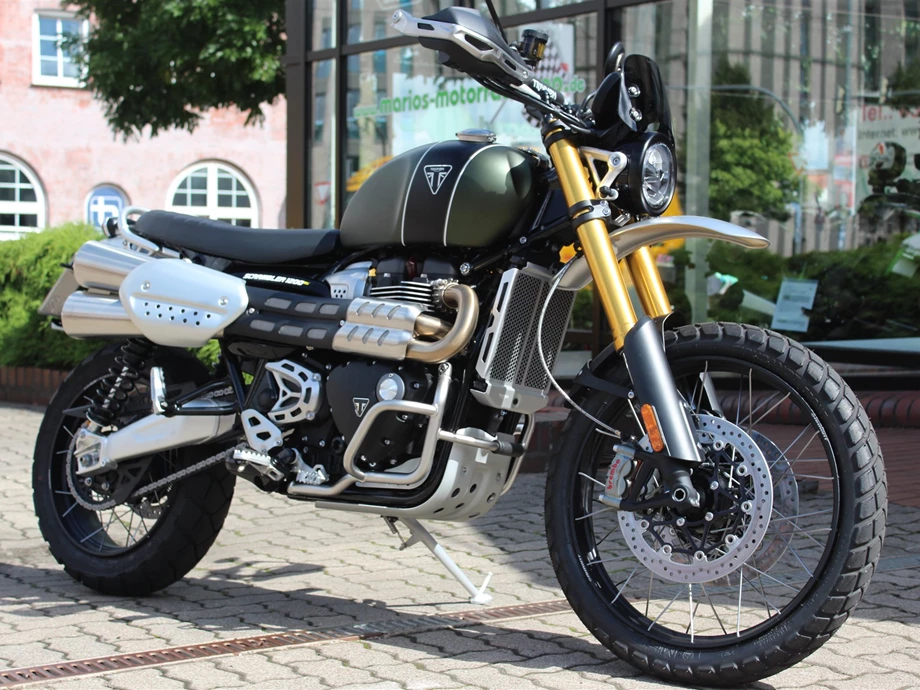 Umbgebautes Motorrad Triumph Scrambler 1200 XC Bild 1: Umbgebautes Motorrad Triumph Scrambler 1200 XC