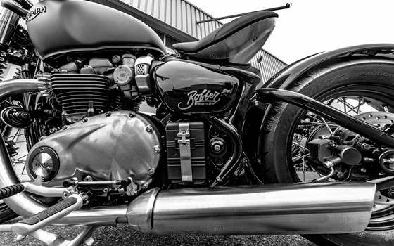 Umgebautes Motorrad Triumph Bonneville Bobber von Warm Up Zweiradtechnik GmbH - Bild 6 Umgebautes Motorrad Triumph Bonneville Bobber von Warm Up Zweiradtechnik GmbH - Bild 6